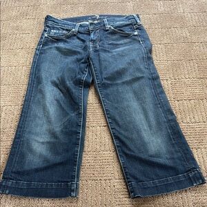 Women's 7 for all mankind (27) crop wide leg